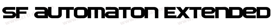 SF Automaton Extended Oblique字体转换